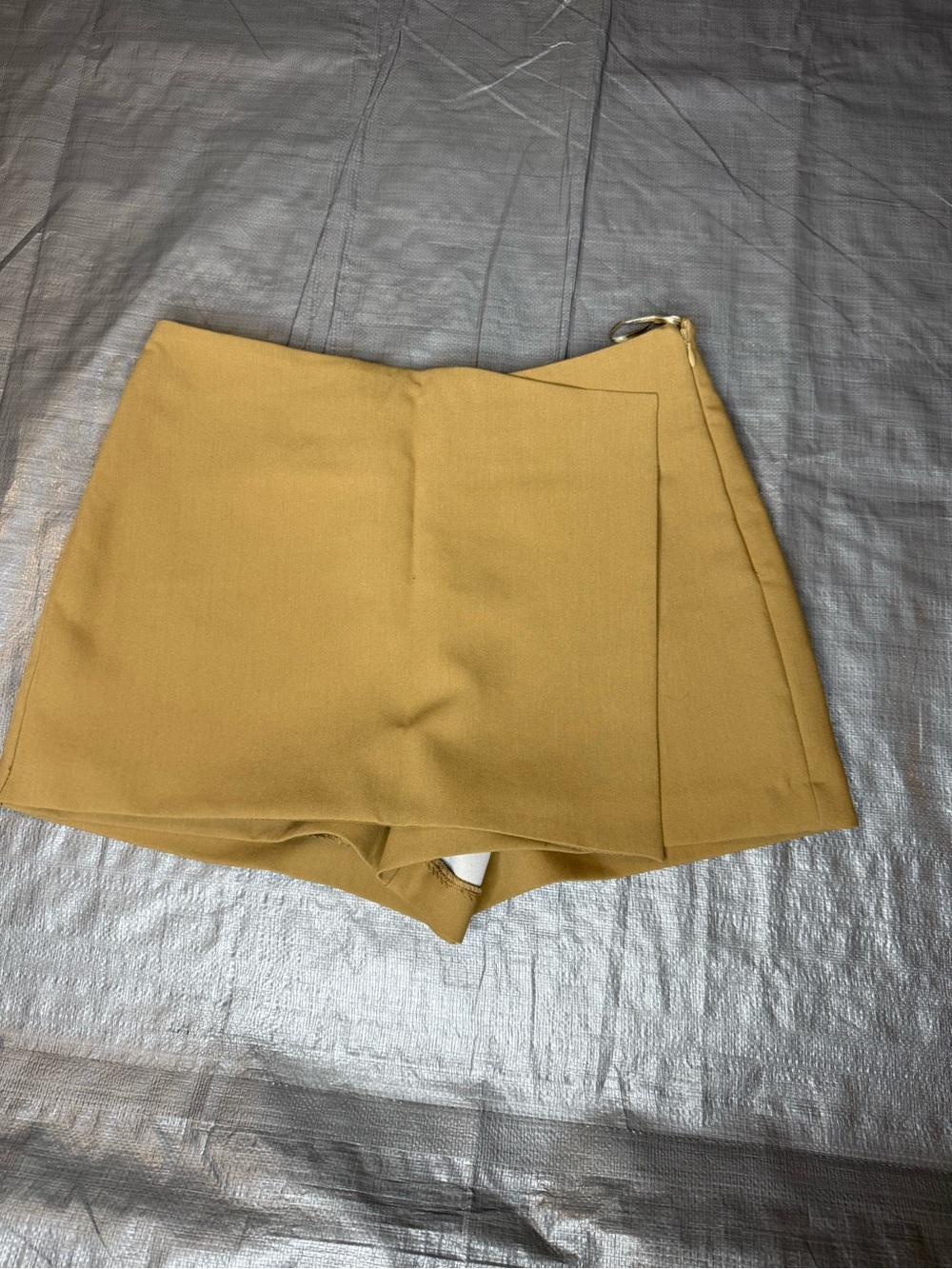 Zara Ochre Wrap Skort